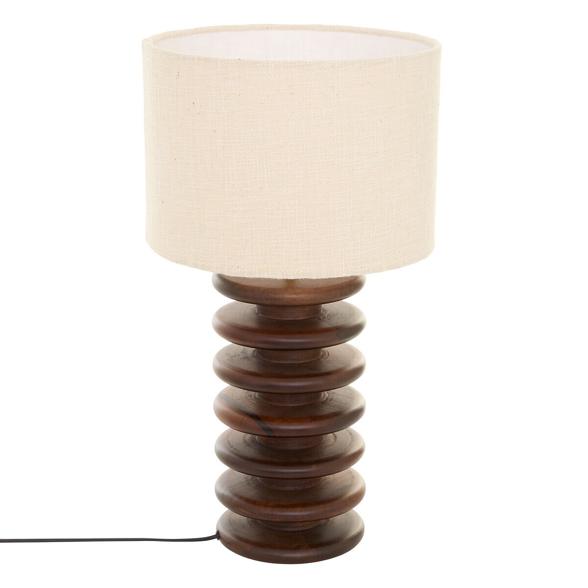 Candeeiro de mesa ROCHI em madeira mango 60cm, , large