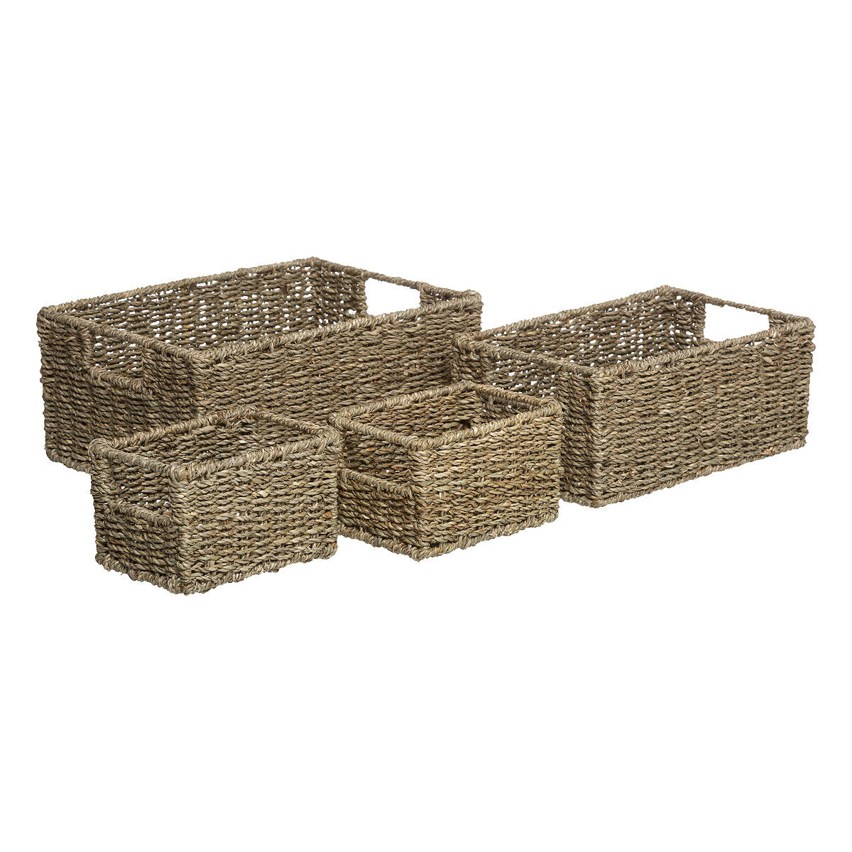 Conjunto de 4 cestos de arrumação wc, , large