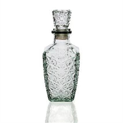 Rectangular liqueur bottle in glass, , large