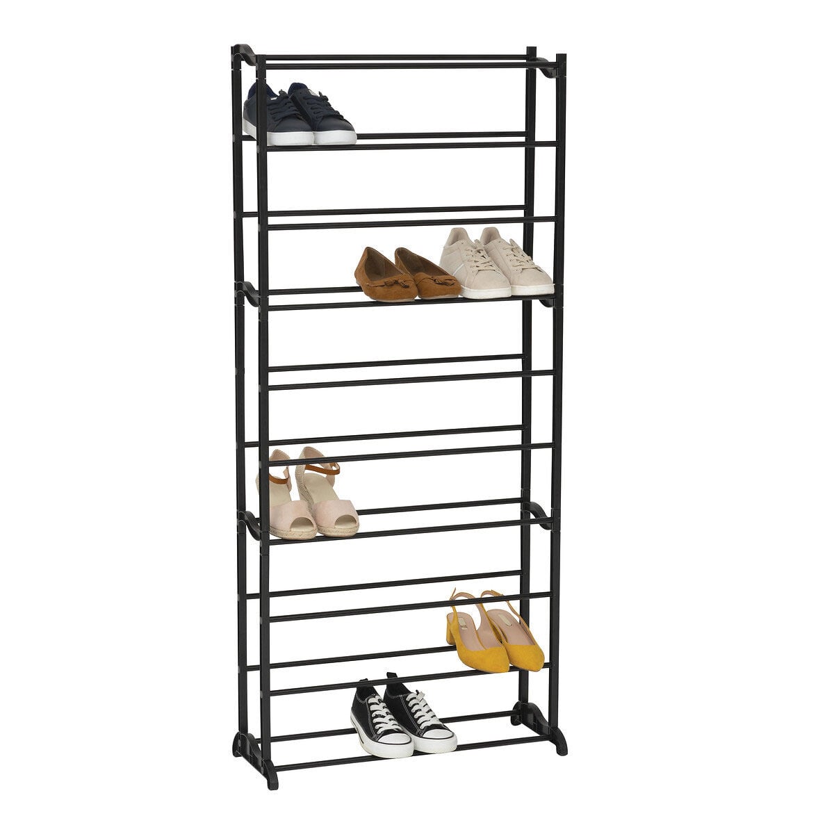 Sapateira em metal estrutura em pp para 30 pares de sapatos, , large