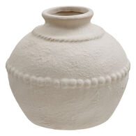 Jarr&oacute;n  blanco de cer&aacute;mica 15cm