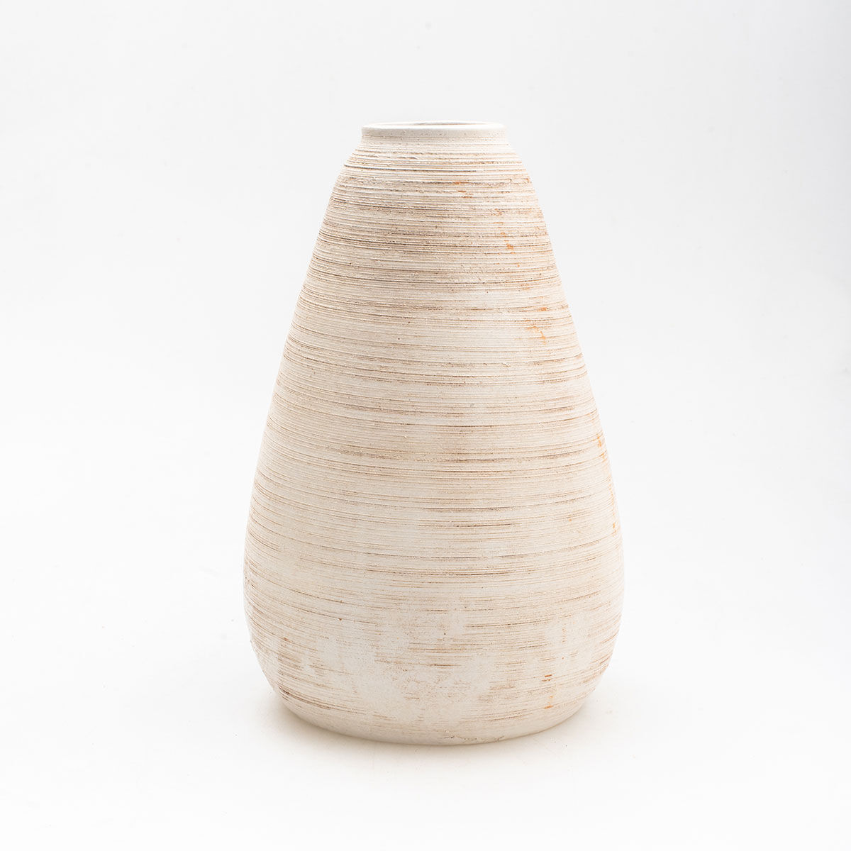 Large vase sand colour in ceramic, , large
