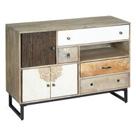 Aparador 4 Cajones Y 2 Puertas 115x40x80