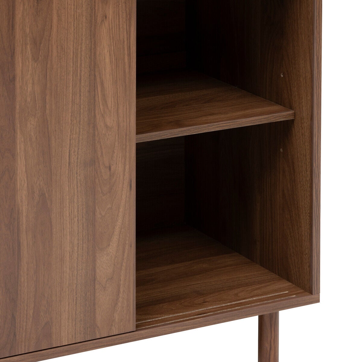 Aparador SLIDY castanho em mdf com 2 portas, , large