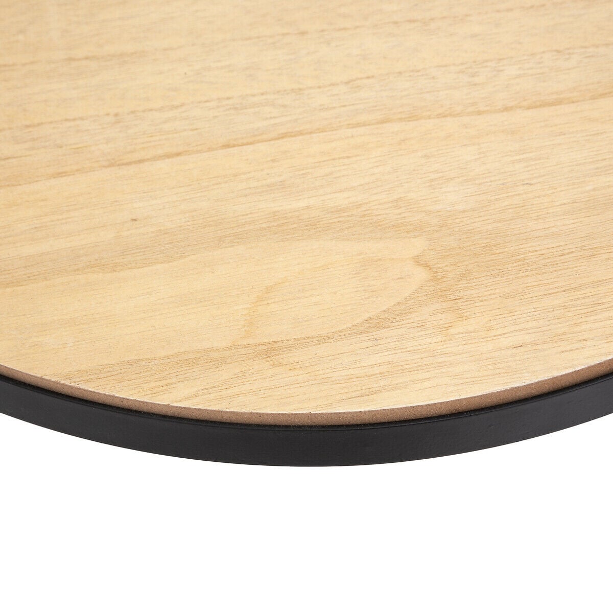Mesa de apoio com relógio em vidro, , large