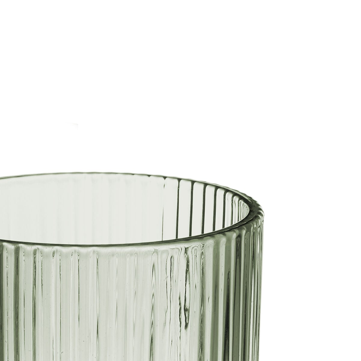 Copo de vinho riscas verde com pé 26cl, , large