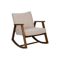 Silla mecedora FRANK Beige 71x88x81Cm