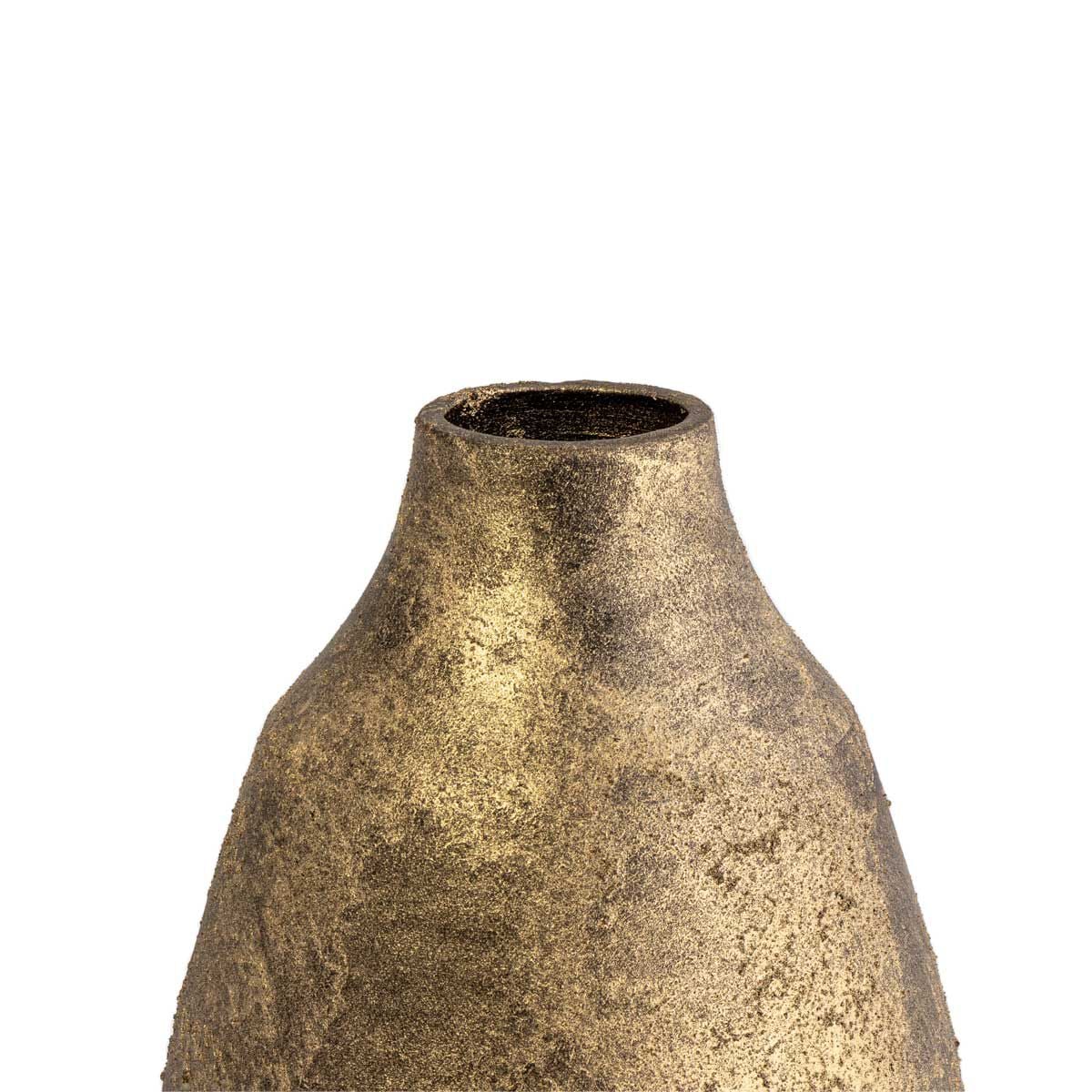 Jarra de cerâmica rustic SAND dourada 25cm, , large