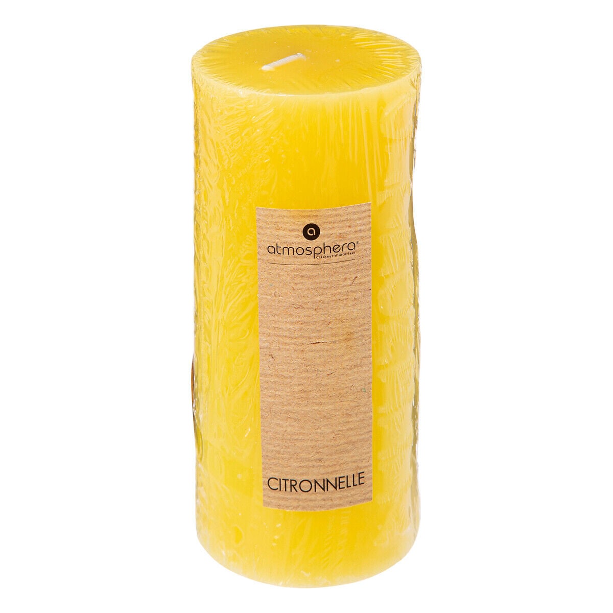 Vela citronela amarela capim-limão 15cm, , large