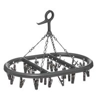 Estendal Oval Cinza p/Suspens&atilde;o com 24 Molas