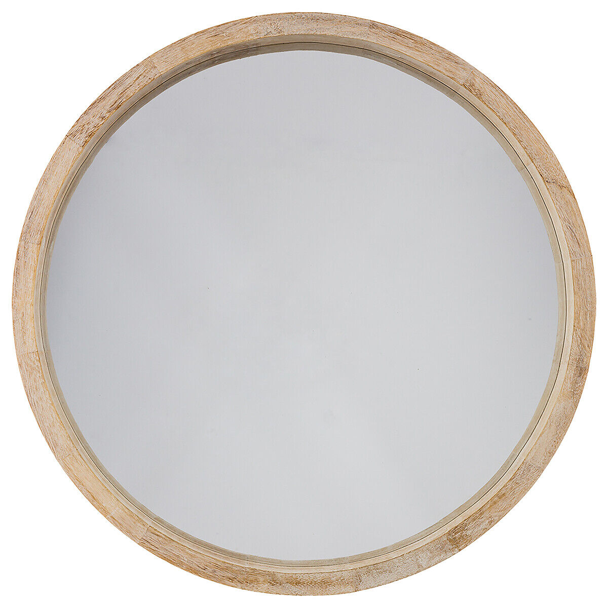 Espelho de parede SCANDINAVE em madeira 50cm, , large
