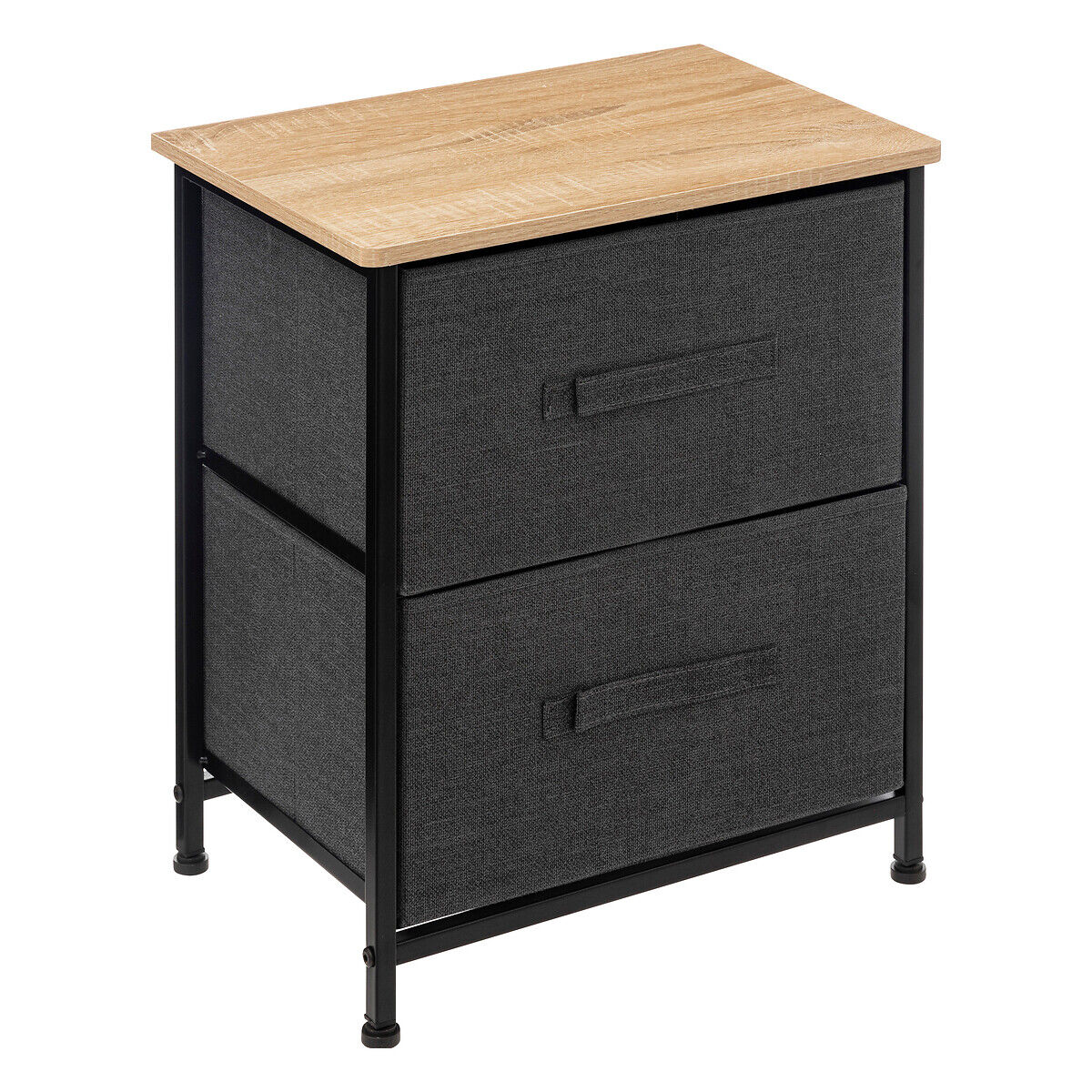 Móvel de arrumação TISSA cinza escuro 51cm, , large