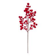 Rama roja de terciopelo 72cm