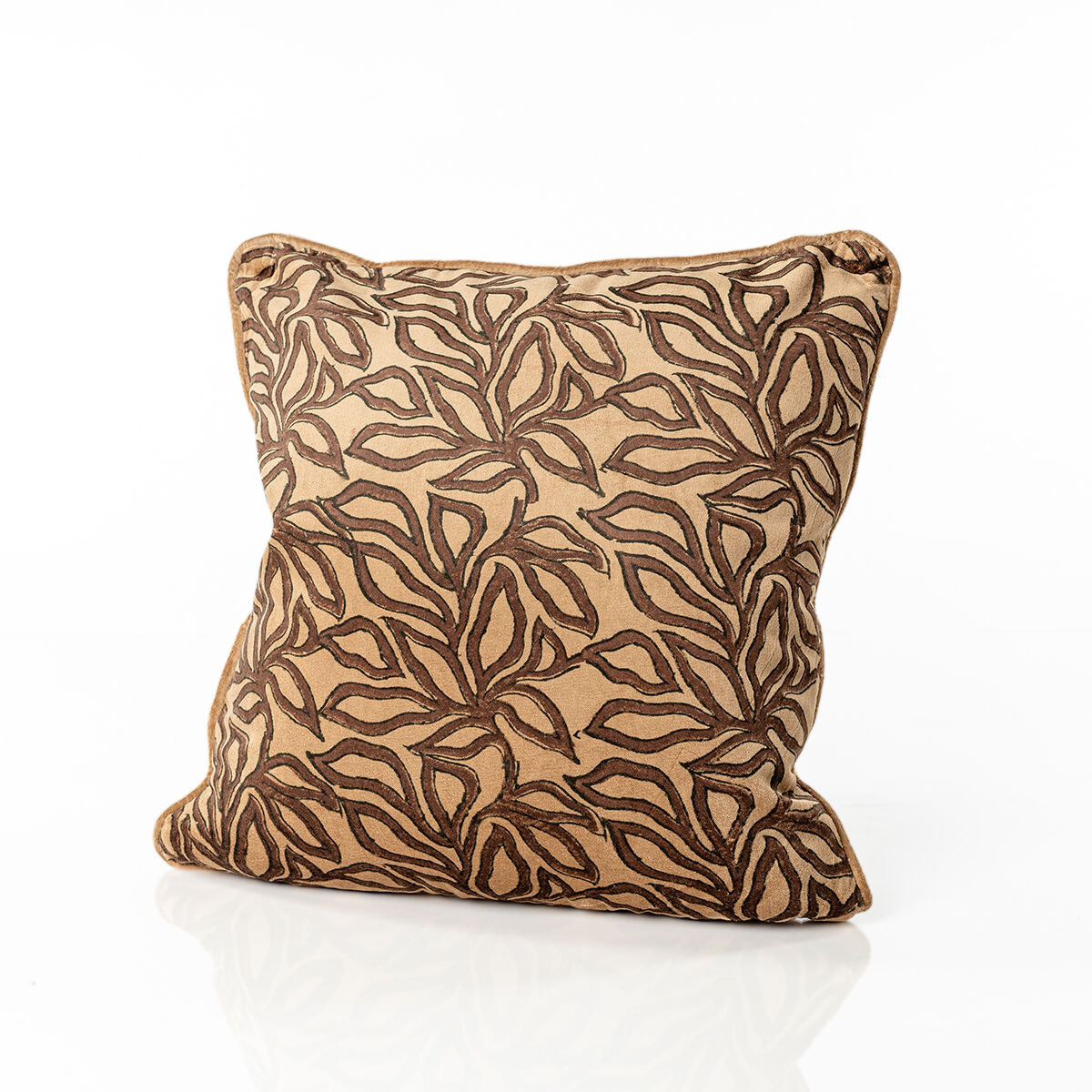 Almofada AUTOMNE floral bege 45x45cm, , large