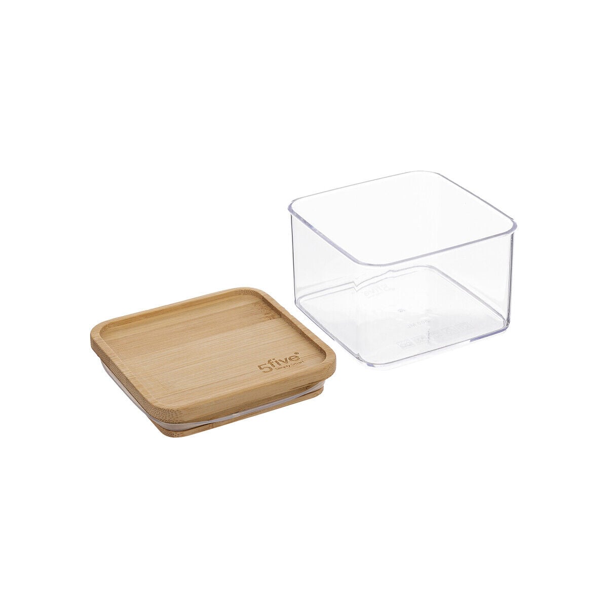 Airtight container ESKE stackable with bamboo lid, , large