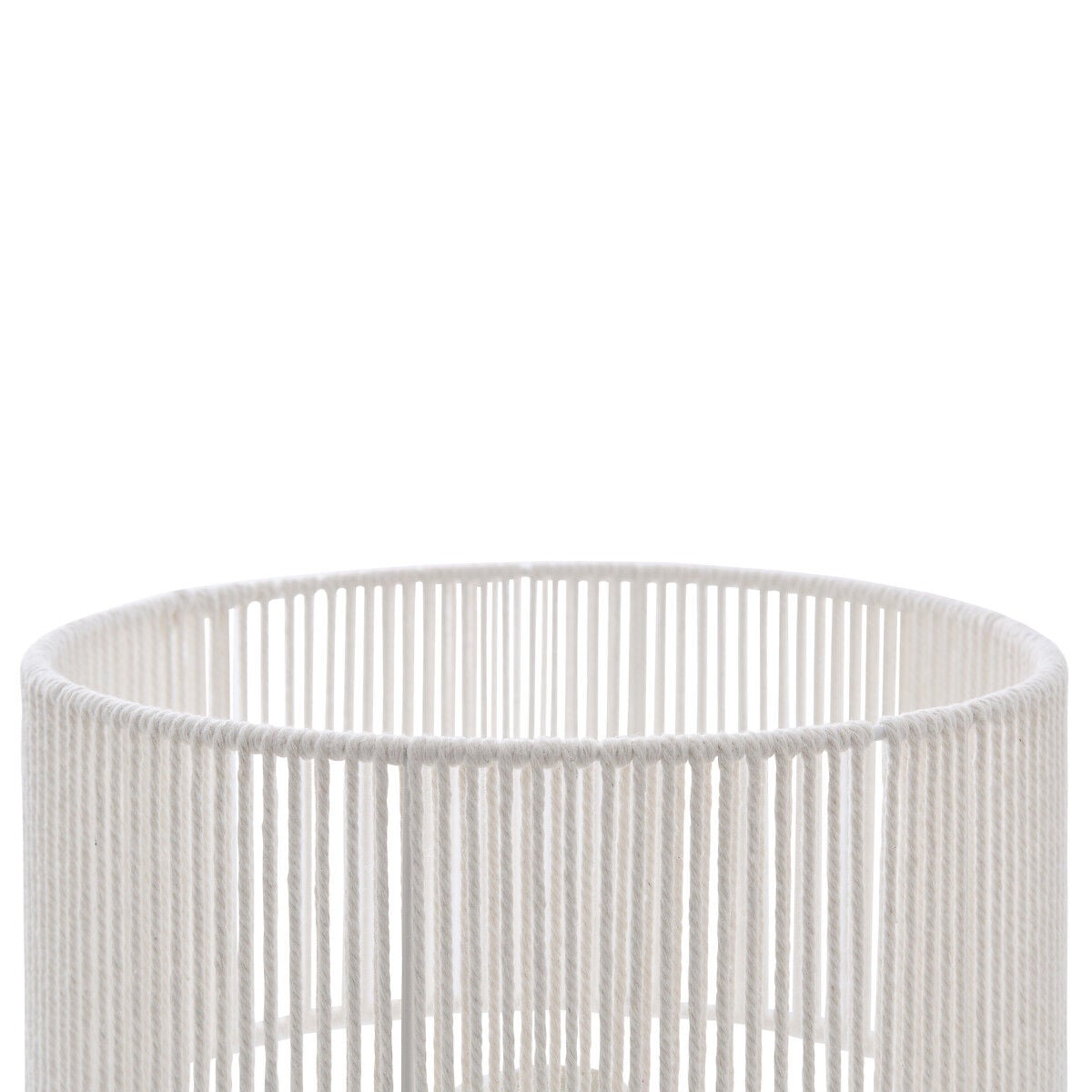 Candeeiro de mesa branco em metal 34cm, , large