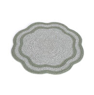 Mantel individual AVELINE verde D38cm