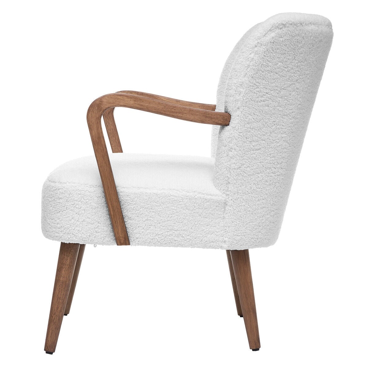 Poltrona CHIARA em tecido branco, , large