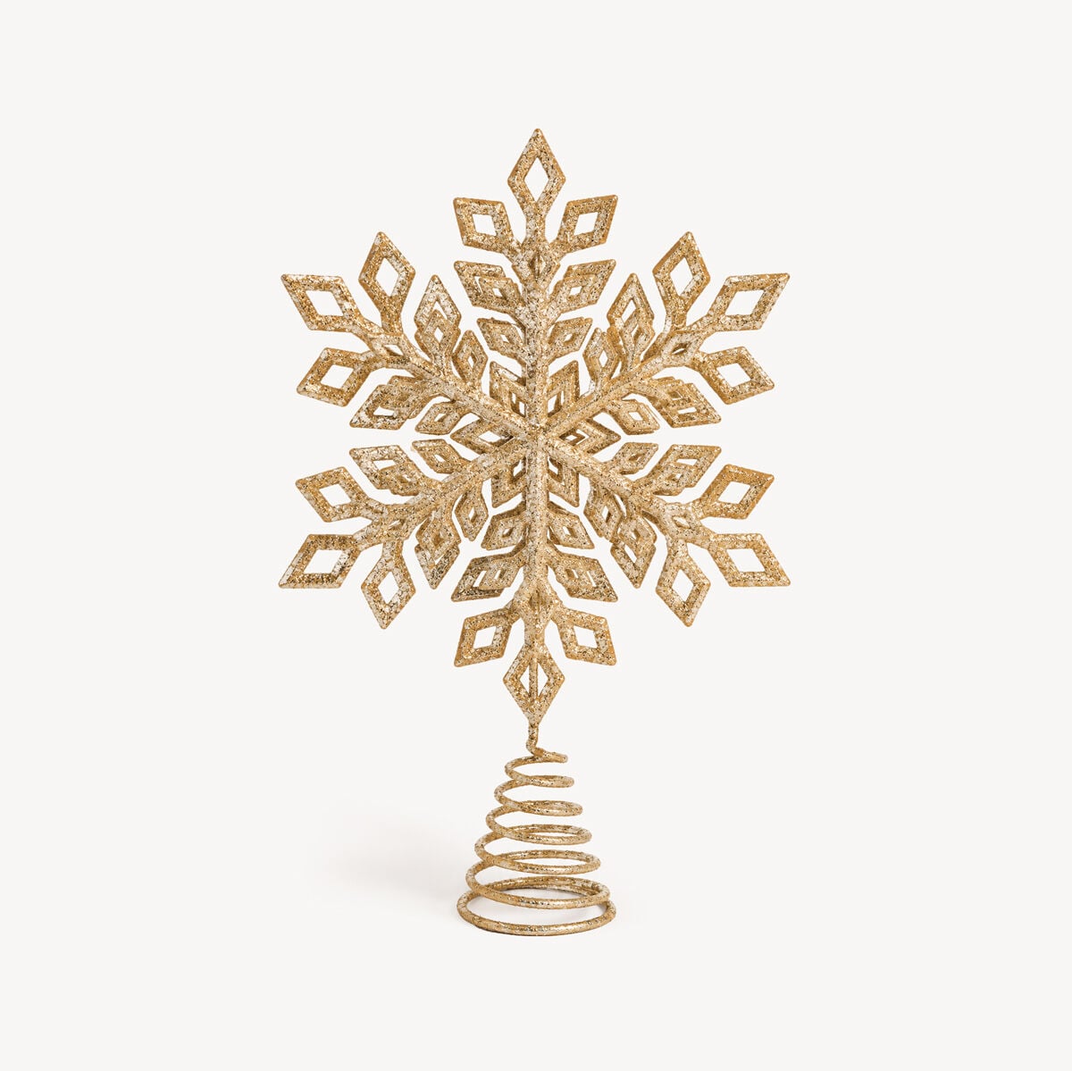 Estrela para topo de árvore com brilhantes 30cm, , large