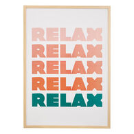 Cuadro decorativo relax DARIUS coral 50x70cm