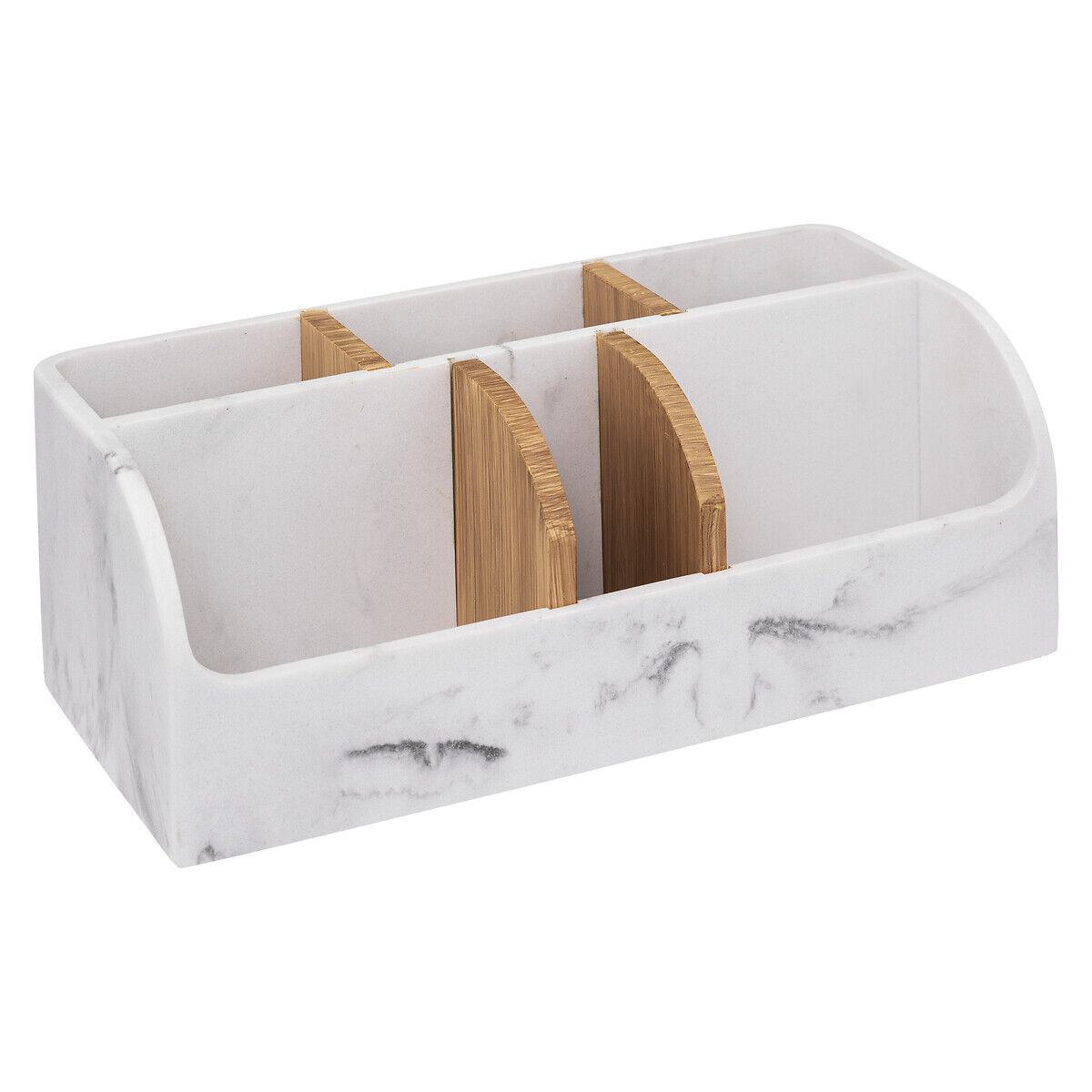 Organizador wc LEA branco efeito mármore, , large