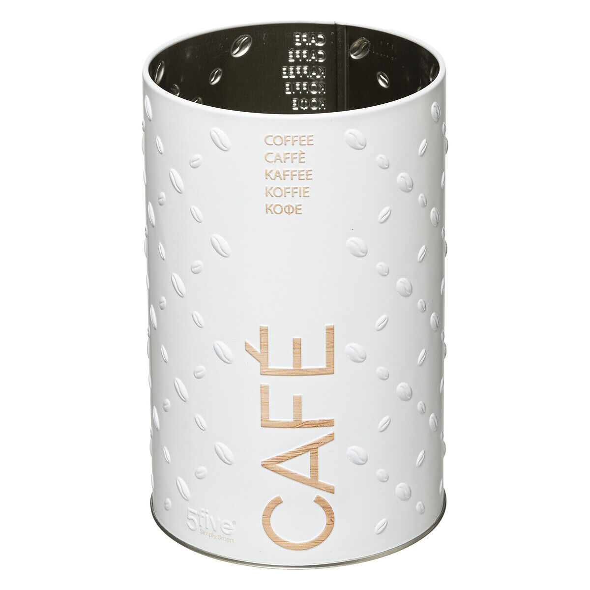 Caixa para café em metal 500g, , large