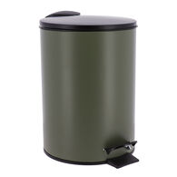 Cubo De Basura Verde Caqui Mate Metal SoftClose 3L