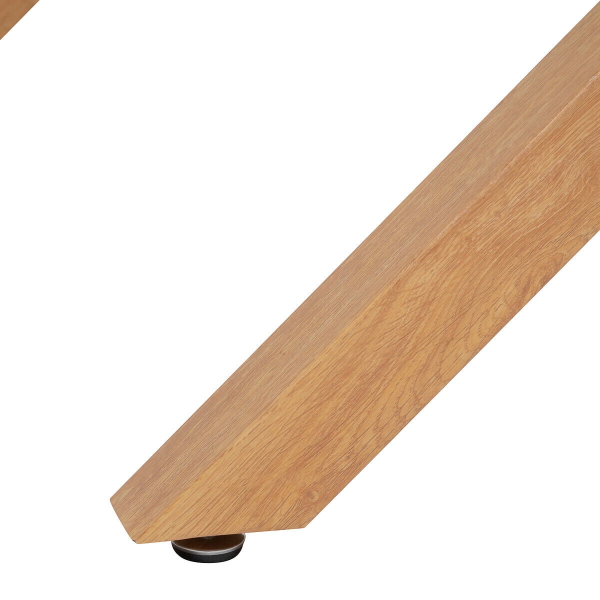 Mesa de jantar JOREL com tampo de vidro 90x180cm, , large