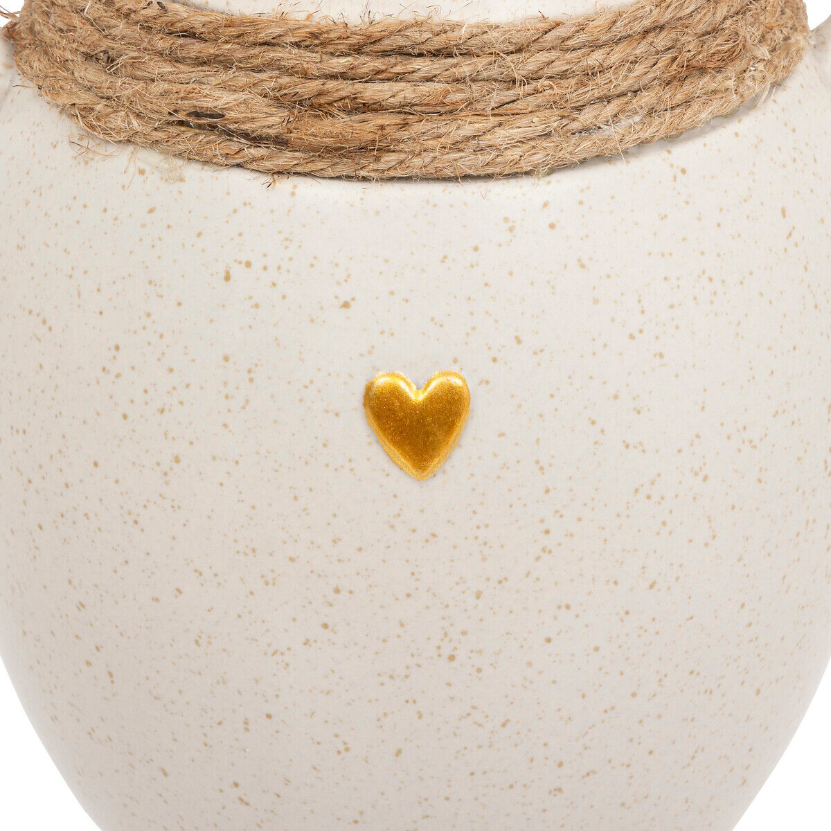 Jarra FLO branca em cerâmica 22cm, , large