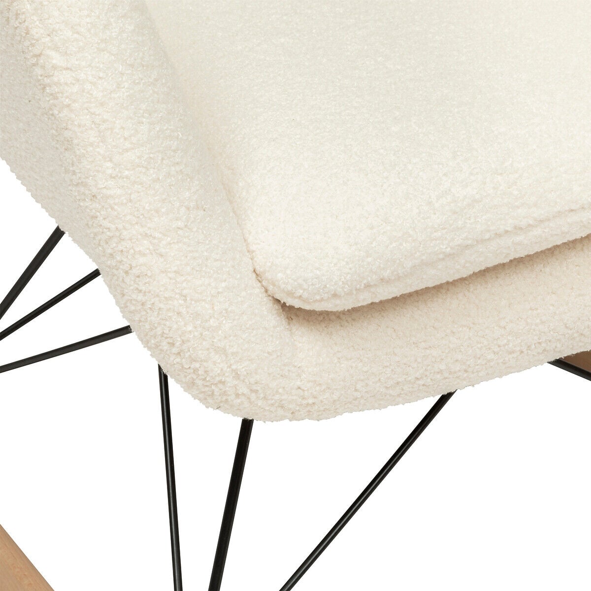 Cadeira de baloiço ROCKING CHAIR branco, , large