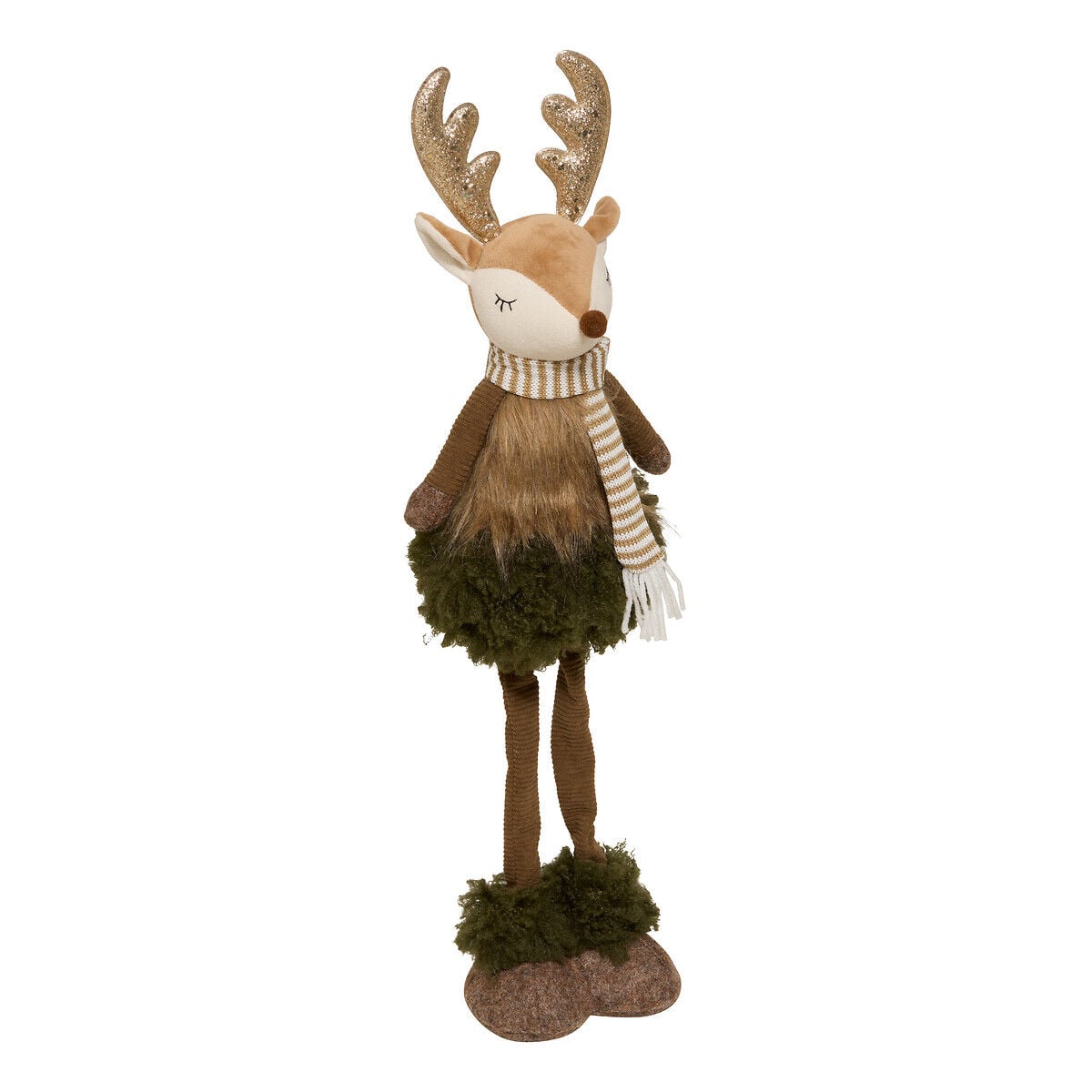Figura Rena com cachecol riscas 56cm, , large