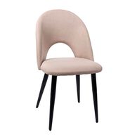 Silla BONY beige con patas de metal