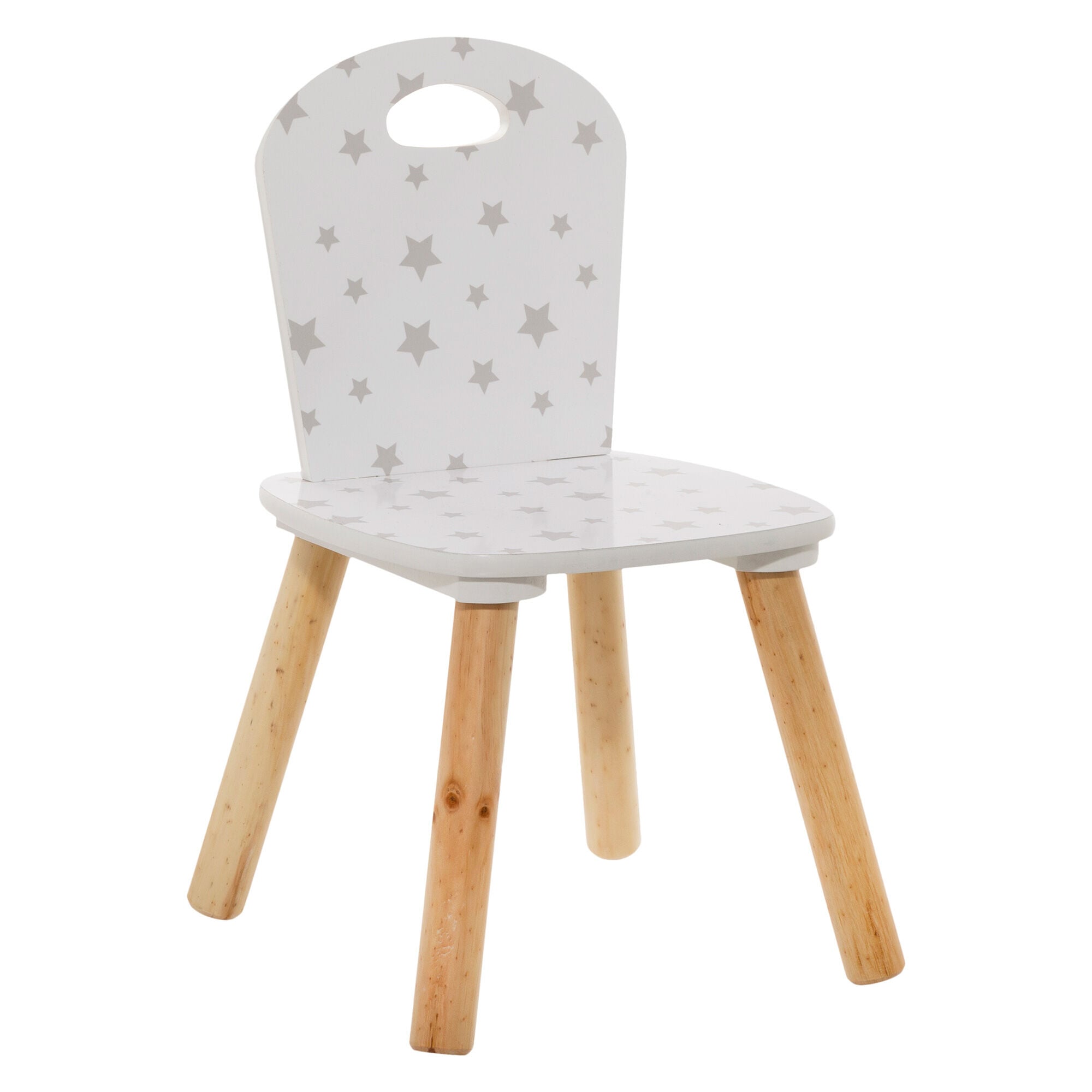 Cadeira DOUCEUR branca com estrelas, , large