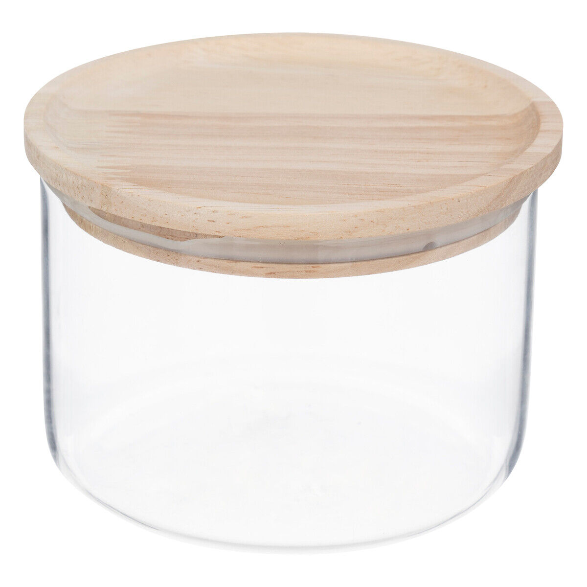 Jar HERMET beige in glass, , large