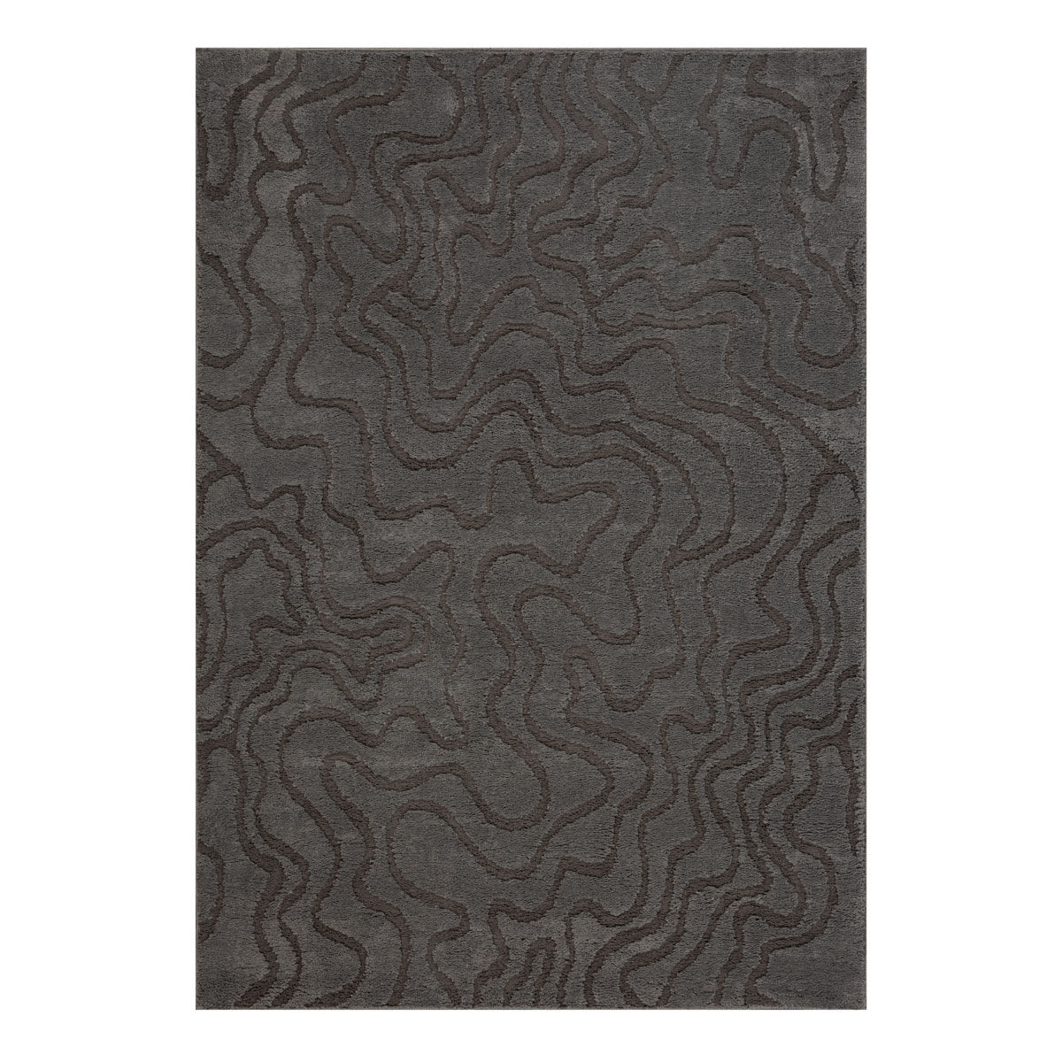 Tapete LOY cinza escuro 200x285cm, , large