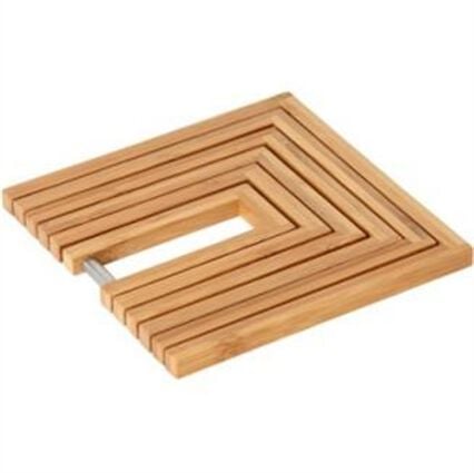 Base para quentes extensível em bambu, , large
