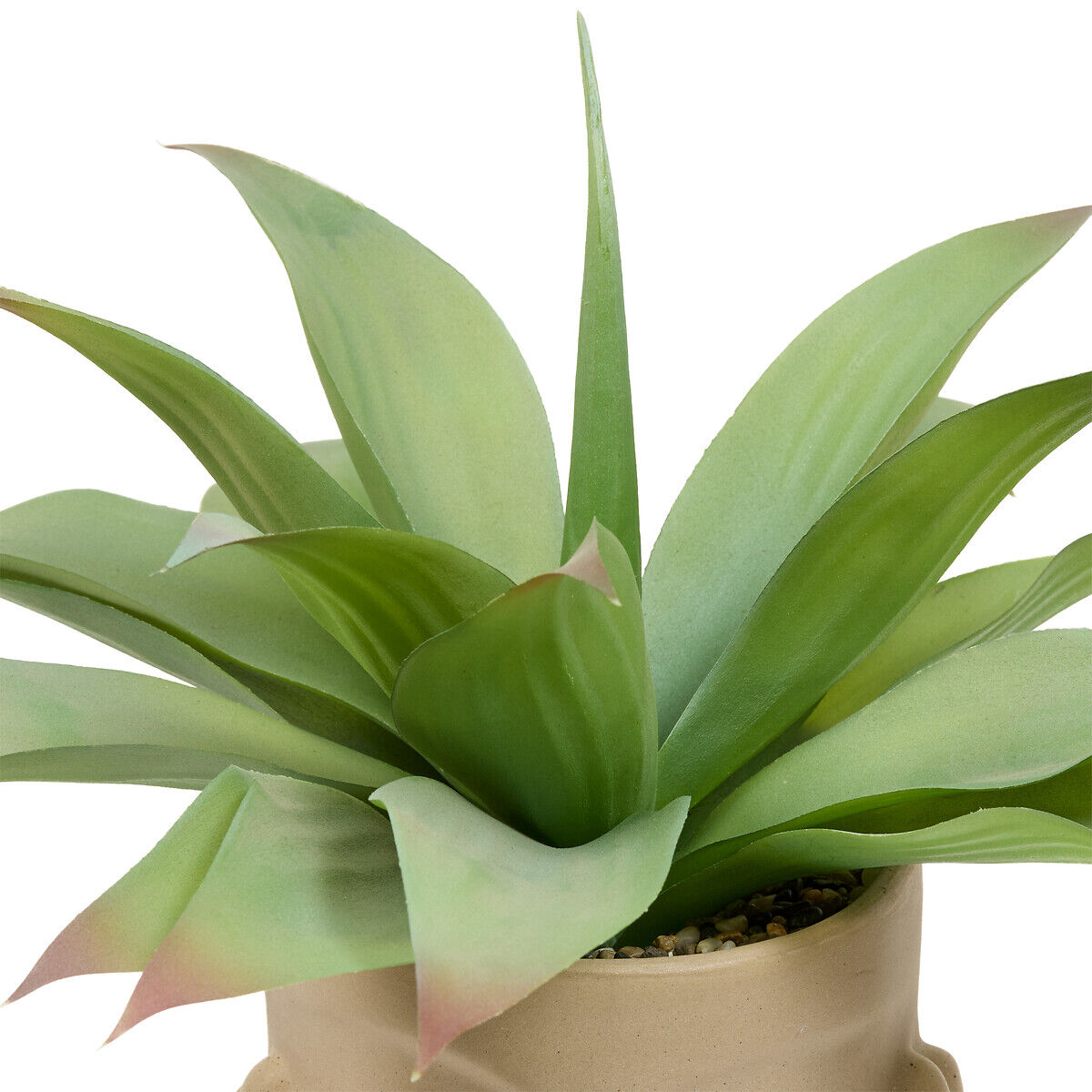 Planta agave artificial SIEN com vaso de cerâmica 48cm, , large
