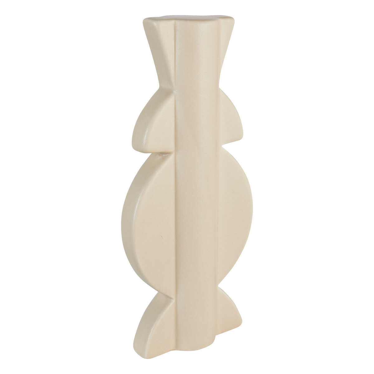 Totem decorativo MALA bege em cerâmica 24,8cm, , large