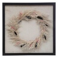 Cuadro decorativo NIA com flores secas 55x55cm