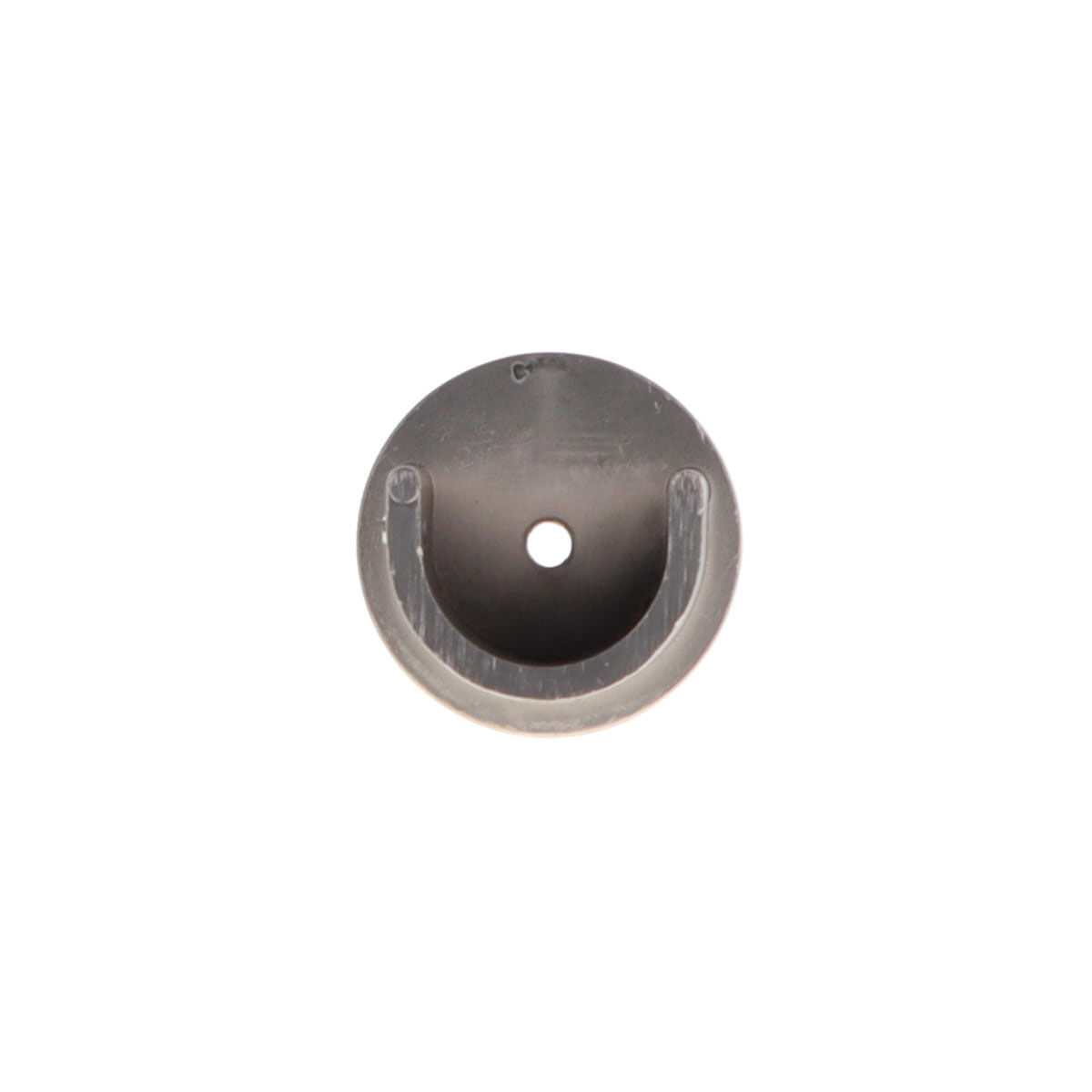Conjunto de 2 suportes prateados fosco para parede, , large