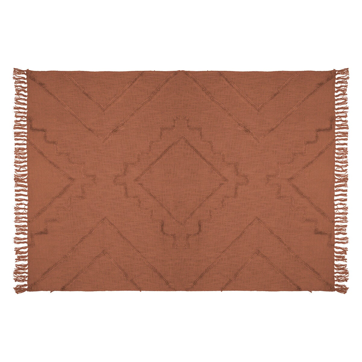 Manta INCA terracota 130x180cm, , large