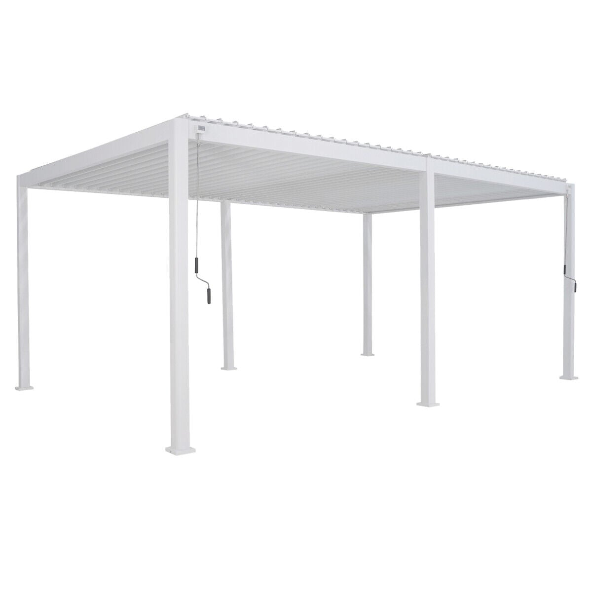 Pérgola ÉVORA branco 3,6x6m, , large