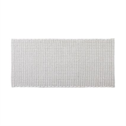Tapete wc branco em algodão 50x120cm, , large