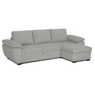 Sofá cama DRESDEN con arcón y chaise longue beige