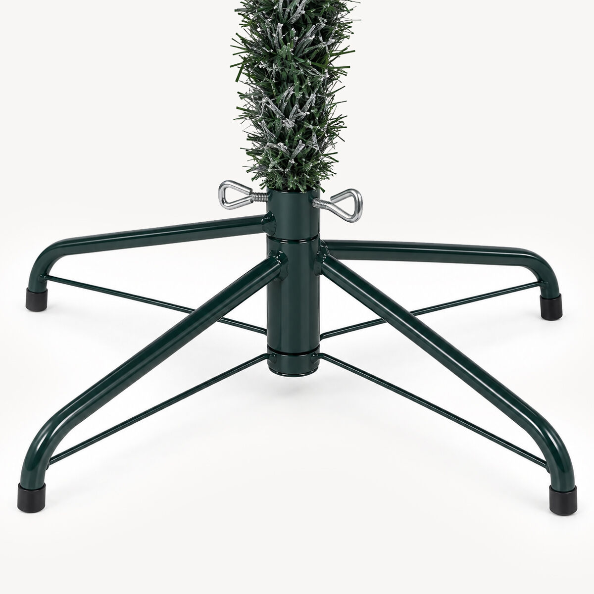 Christmas tree VERTICA green with snow 150cm, , large