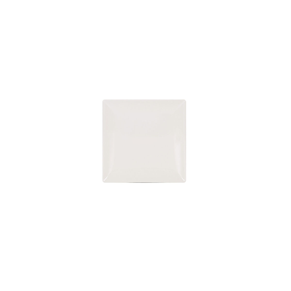 Prato raso ELITE branco em cerâmica 26,5cm, , large
