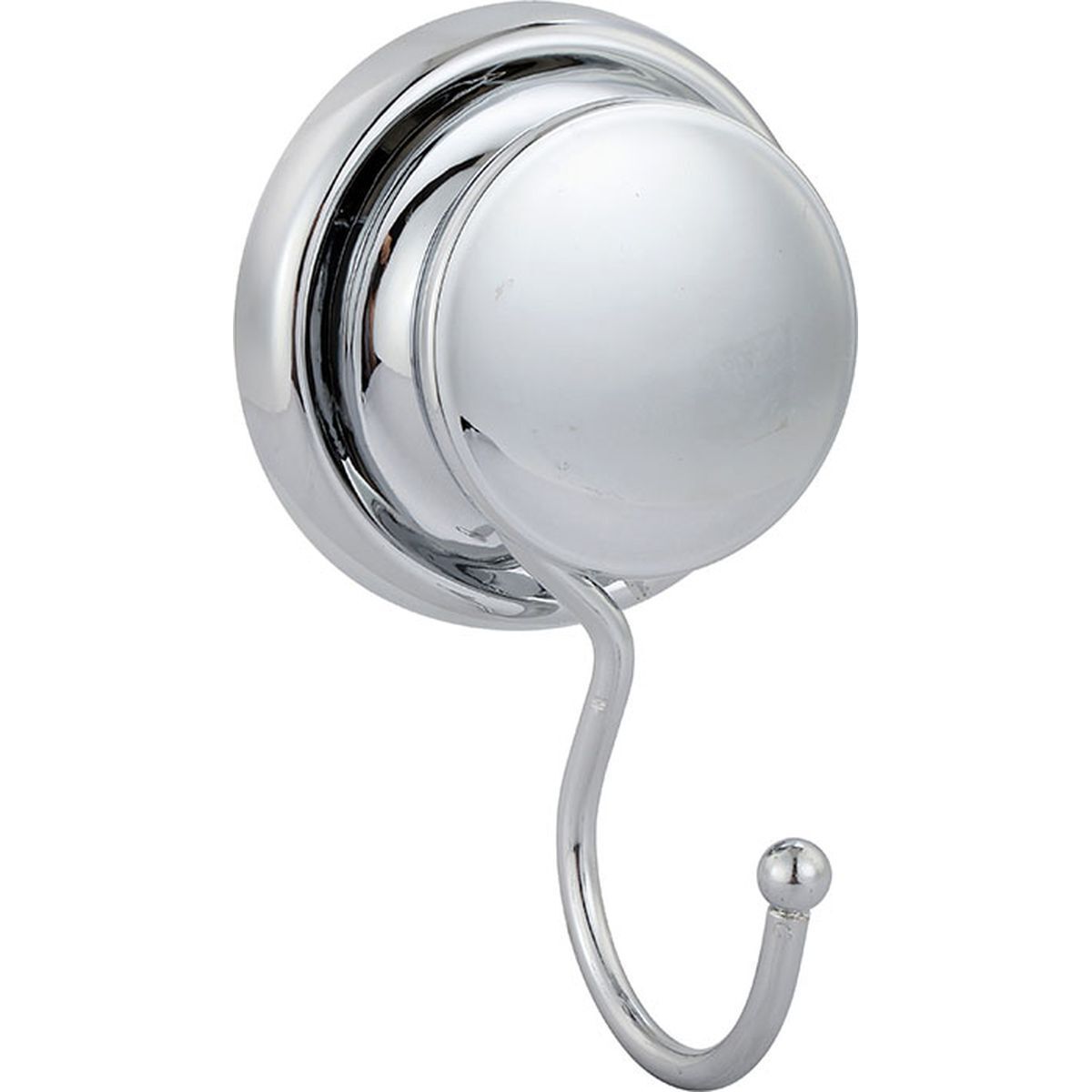 Gancho em metal com ventosa, , large