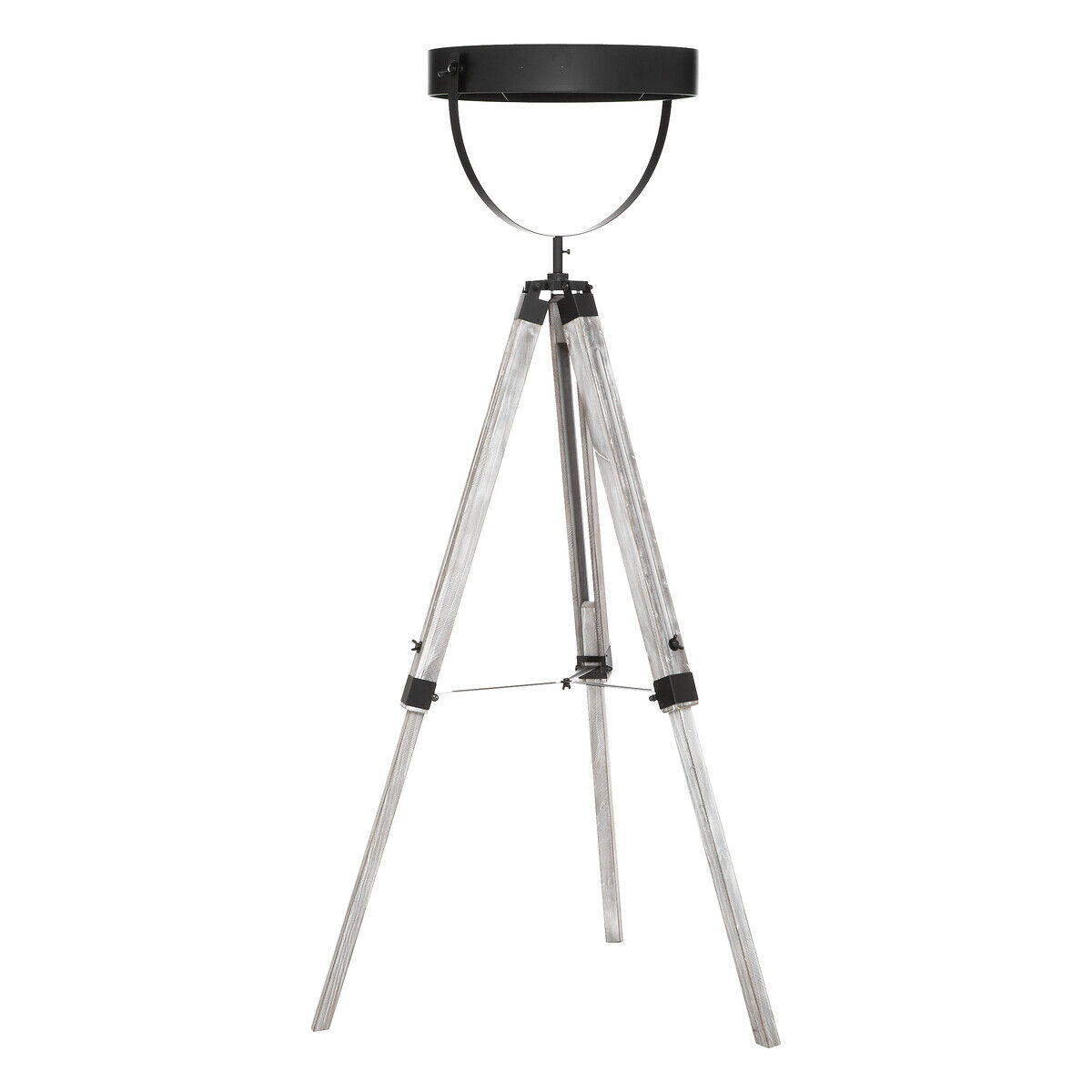 Relógio de chão ATIKA preto com tripé 150cm, , large