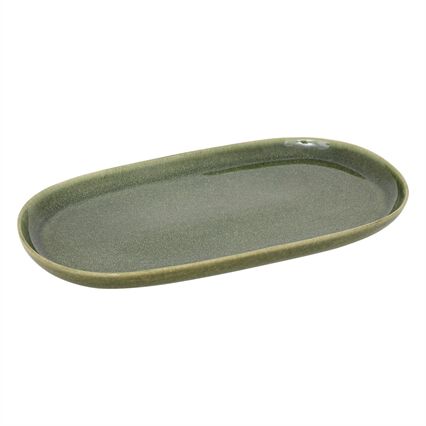 Travessa oval TERRE INC verde 31cm, , large