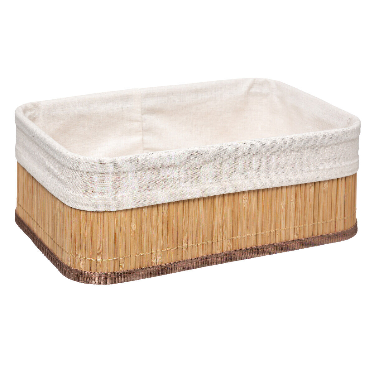Conjunto de 3 cestos em bambu, , large